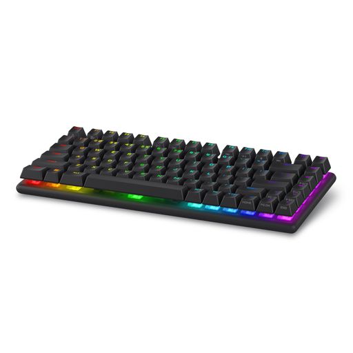 Alienware Proワイヤレス ゲーミング キーボード ダークサイド オブ ザ ムーン(ダークグレー) 英語配列 ホットスワップ対応スイッチ 75%フォームファクター リニア メカニカル アンチゴースト…