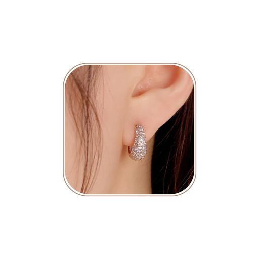 【Nalvory】ピアス レディース ドロップ 金属アレルギー対応 つけっぱなし フープ...