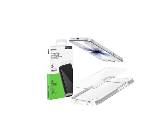 Belkin iPhone17/ 16 Pro対応 UltraGlass2 保護ガラスフィルム
