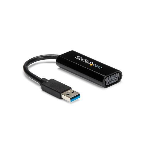 StarTech.com USB 3.0 - VGA ディスプレイアダプタ スリムタイプ USBグラフィックアダプタ 1920x1200 USB32VGAES