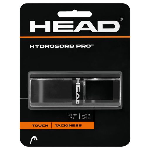 HYDROSORB PROは、最適なグリップと快適性の組合わせによってラケットからのダイレクトな打球感を感じることができます。 吸汗性がよく、打感を損ないません。 HEADツアーラケット標準装着