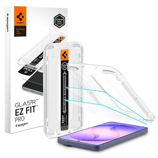 樂天商城 - SpigenGalaxyS26Ultra強化ガラスフィルム2枚入10H+硬度貼り付けキット付き指紋防止ナノコーティング飛散防止保護フィルムEZFitProAGL11068(クリスタル・クリア)