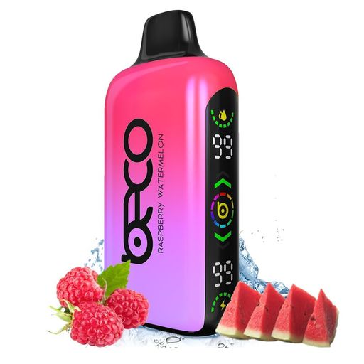 電子タバコ 使い捨て BECO HOLO 15000回吸引 ベイプ シーシャ 爆煙 850mAh大容量 LEDディスプレイ搭載 バッテリー残量表示 リキッド残量表示 ニコチンなし タールなし Type-C充電可能(ラズベリー …