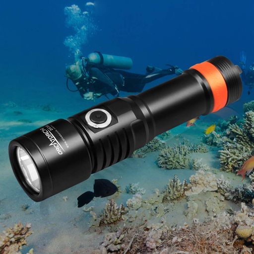 Other - ORCATORCHD530ダイビングライト最大1500ルーメン6500K水中ライトダイビング7度狭ビーム角LED水中ライト水中150メートル多機能懐中電灯ダイバーライトナイトダイビング