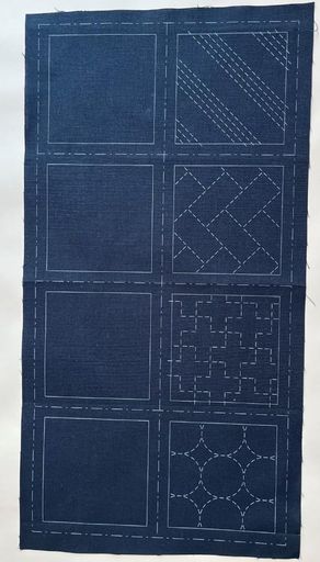 Rakuten - コスモ(COSMO)刺し子キットコースタークロス刺し子・紺No.98909出来上がりサイズ:約10x10cm