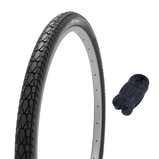 シンコー(shinko) 27インチ 自転車 タイヤ 1.2mm肉厚チューブ セット JETDAii NEUE...
