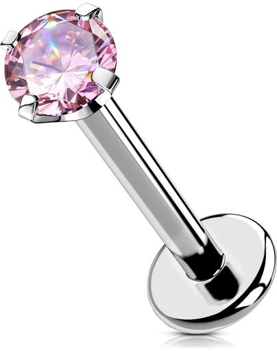  ボディ刺すような唇の刺すような宝石類 16G Helix の刺すような内部的に Labret のイヤリング 5/6/8/10/12mm Labret の刺すようなスタッドの Tragus
