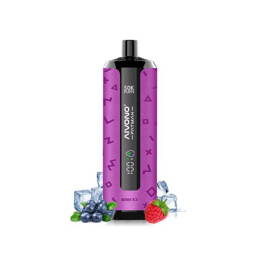 AIVONO電子タバコ使い捨てVAPEベイプシーシャ本体50000回吸引可能LEDディスプレイ搭載爆煙800mAhバッテリー大容量リキッド持ち運び水蒸気タバコ禁煙サポートニコチンなしタールなし禁煙パイ…