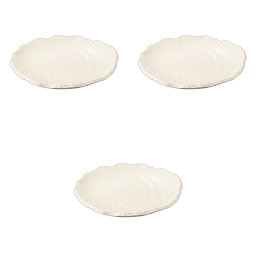 Rakuten - 3個セット白地うず潮8.0皿[25.3x22.3x4cm]|盛皿陶磁器セトモノホンポ(Setomonohonpo)