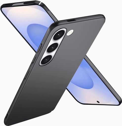 Xyddxihan Galaxy S25用 ケース 軽量薄型 シンプル マット質感 さらさら手触り PC製 指紋防止 擦り傷防止 SC-51F / SCG31用 ケース ギャラクシーS25 用カバー シン・フィット ブラック