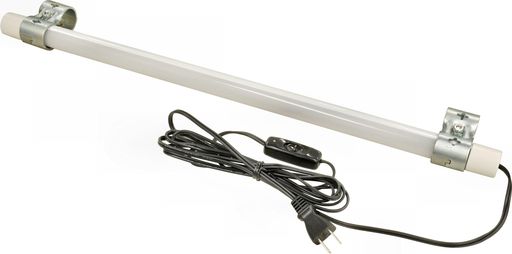 LED20Wx1灯相当 パイプシステムに簡単に付けられるLED照明です。 パイプ1本分のスペースがあれば、設置可能です