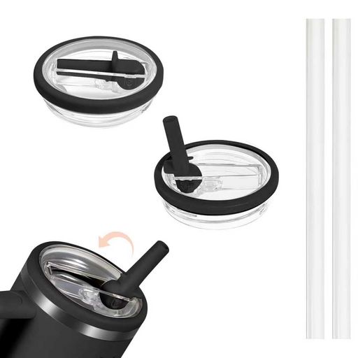 【30/40ozタンブラー対応】この交換用フリップストロー蓋は、スタンレーアドベンチャークエンチャートラベル該当、スタンレーH2.0 FlowState該当タンブラーを含む30/40オンスのタンブラー用に特別に設計されています。 注意:Stanleyのアイスフローには適合しません 【プレミアム素材】BPA フリーの食品グレードプラスチック製で、無臭で透明性が高く、環境に優しい再利用設計。簡単に洗えて清潔を保てるため、毎日安心して繰り返し使用できます 【漏れ防止蓋】当社の漏れ防止蓋は、フリップ式飲み口と密閉シリコンリングを備え、液漏れを徹底防止するよう設計されています。一度しっかり固定すれば、タンブラーの使用時も保管時も漏れ防止性能が確保され、倒れても液体が飛び散る心配が全くなく、安心して使えます 【実用的な 2 セット】このセットには交換用フリップストロー蓋 2 個と繰り返し使えるストロー 2 本が含まれ、交換部品も十分に確保できます。