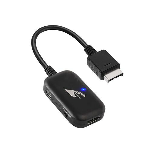 PS2からアナログ(RCA)信号をHDMI信号に変換することで、より良い画質と音質をサポートします。 対応機種:PS one/PS1/PS2 対応解像度:1920*1080/1366*768/ 720*480 付属のType-CケーブルはPS2のUSBポートに接続することで本品に電力を供給できます 「no signal」が表示される場合、接触不良の可能性が高いため、まずケーブルを抜き差ししてみてください。 本製品は信号変換器として使えのみ、元の画質を向上させることが出来ません。