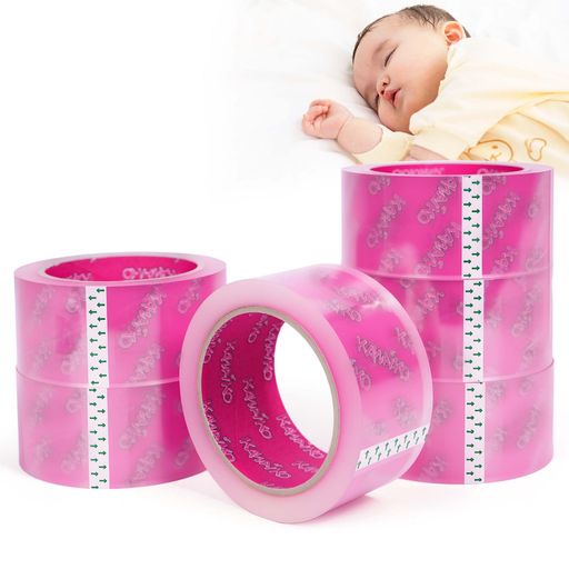 KAWAIKO 梱包テープ 透明 48mm x 50m 静か 強粘着・超透明 業務用 荷造り 段ボール...