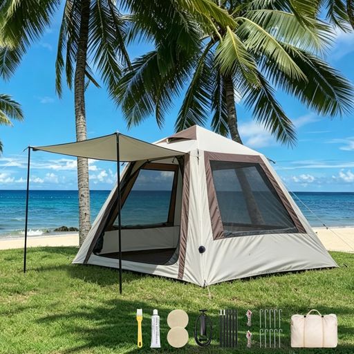楽天市場】CAMVIL（ケムビル）BOX AIR TENT ボックスエアーテント