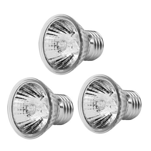 【商品詳細】25W電球+ 50W電球+ 75W電球があります、大変お得な飼育セットとして。 【高質耐久】高級素材で作られており、耐久性が優れています。丈夫で長持ち、長期の使用が大丈夫です。三次元凸面反射は、放熱が早い、紫外線スペクトルを強化します。 【UVA+UVBライト】UVAは食欲増進や脱皮、生殖活動に必要とされ、UVBにはカルシウムの吸収を良くする、ビタミンDの生成を促す効果があるとされています。 【健康を促進する】この光線は温和で快適な自然ライト効果を生じ、代謝性骨疾患の予防か回復のためにカルシウムを吸収するのに役立ちます。植物育成や水族館の保温効果にも適します。 【爬虫類や両生類に適用】ひげそり、ヘビ(ピトン、ボアスなど)、カメ、カメ、イグアナ、トカゲ、カメレオン、カエル、ヒキガエル、ウロモトキス、チャクラウォラス、モニタ、テグス、青い舌、 等。