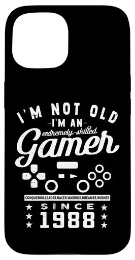 iPhone 15 I’m Not Old I’m A Skilled Gamer - 1988 - ビデオゲーム - ゲーミング スマホケース