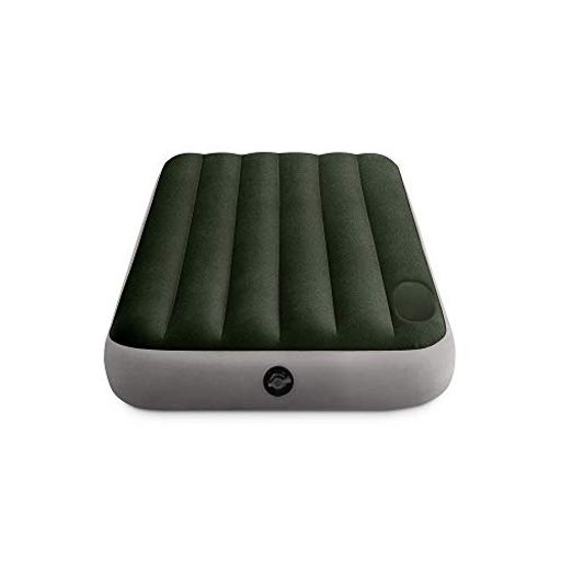 Intex Dura-Beam Standard Series Downy Airbed with Built-in Foot Pump, Twin