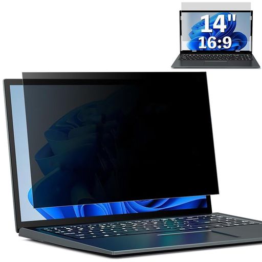 GFCFILM14インチ(16:9)覗き見防止フィルタープライバシーフィルターブルーライトカット反射防止PCパソコンモニターのぞき見防止画面保護フィルム保護シート着脱簡単両面使用