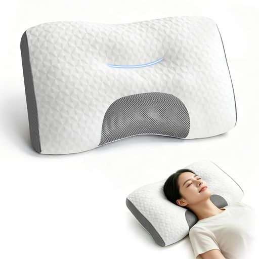 COZYNOVA 枕 首が痛くならない 人気 【首元パイプ高さ調整 丸洗いOK】抗菌防ダニ まくら 通気性 安眠 快眠枕 肩こり対策 いびき防止 人間工学設計 首にフィット パイプ枕 低め 横向き 仰向け…