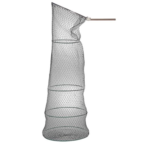 口径:30~40cm 底径:50cm 全長:130cm 網:テグス手すき