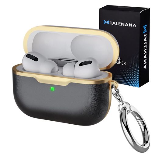 TALENANAAirPodsPro2用ケースエアーポッズプロ2用レザーケースレザー製全面保護カ...