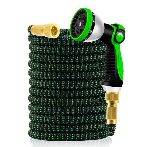 Hoses, Reels - Yofidraホース散水ホース伸縮ホース3倍伸びる超軽量0.9kg10in1散水ノズル2mmラテックス内層超強度外層材料超軽量耐久耐摩擦性多くの蛇口対応可能収納しやすい絡まりにくい伸びるホース水や…
