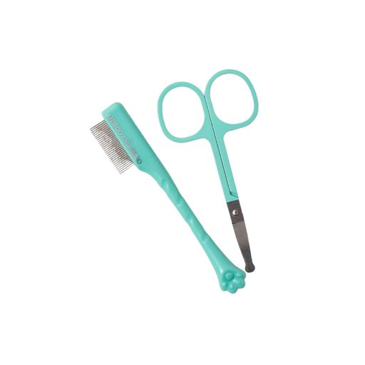 【製品仕様】コーム:長さ(約)9.7cm。 【人間工学グリップ・滑りにくい】 有機 ABS 樹脂製の流線型デザインで、手のひらの湾曲に自然にフィット。滑り止め加工された表面で、長時間のケア作業でもグリップが外れず、初心者でも簡単に操作できます。 【優しい涙痕除去ブラシ】 超密なステンレス鋼の梳歯と丸みを帯びた先端で、目の周りの毛根まで奥深く汚れを取り除きます。梳歯の間隔を精密調整したため、表皮を傷つけずに、ペットの敏感肌にも優しい仕上がりです。 【局部精密梳毛デザイン】 目や鼻の周りの敏感エリア専用の細密な梳歯で、梳かす力の調節が自在。大面積の圧迫を避けるため、ペットの緊張感を軽減し、ストレスフリーなケアタイムを実現します。 【使用方法】コームの目が粗いほうで全身をとかしてから、細かいほうで仕上げをします。コームを仕上げに使うことで、見た目だけではなく、被毛の奥まで毛並みをチェックし美しく整えます。ペットを定期的にチェックするコームで、コーミング時に滑り止めハンドルが脱落せず、ノミ取りブラシ 猫使いやすいです。