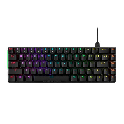 ASUS ゲーミングキーボード ROG Falchion Ace (65%レイアウト / ROG NXメカニカルスイッチ / デュアルUSB-C / ファイナルファンタジーXIV推奨モデル / タッチパネル / US配列 / カバーケース付属 /