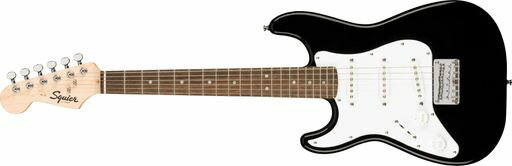 Squier エレキギター Mini Stratocaster® Left-Handed, Laurel Fingerboard, Black...