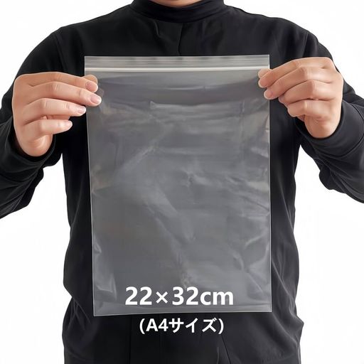 Other - LAISIZHUチャック付き袋極厚ポリ袋豊富なサイズ厚み0.16mm透明ジッパー付き袋ジップ付きビニール袋収納袋しっかり閉まる大特大(透明5枚22CMx32CM)
