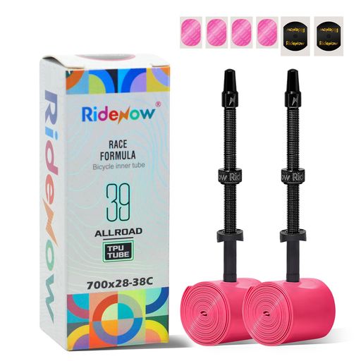 RideNow 自転車チューブ 2本セット 700C x 18-28C/18-32C/28-38C TPUチューブ 仏式...