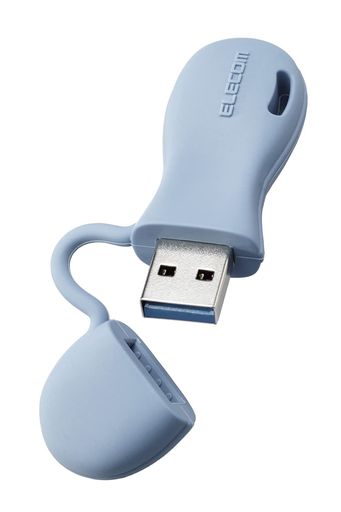 Flash Memory - エレコムUSBメモリ32GBUSB3.2(Gen1)対応一体型キャップ式子ども用ブルーMF-JRU3032GBU