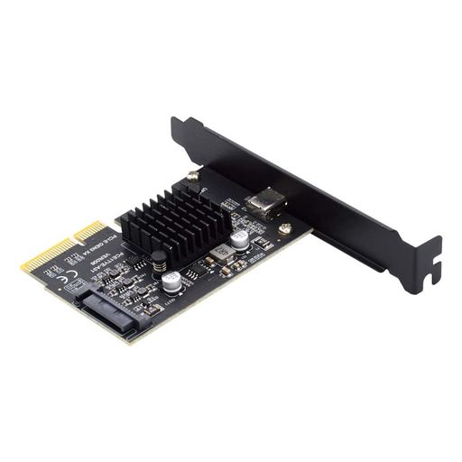 Cablec USB 3.2 Gen 2 Type-C 20 Gbps USB-C変換PCI-E 4 X Expressカードアダプタ、デスクトップボードに適用