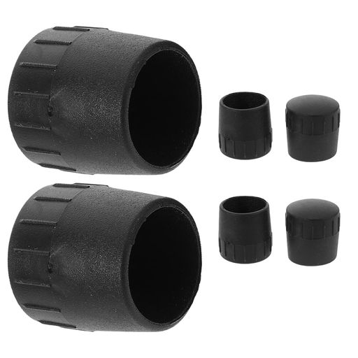 ERINGOGO マイクスタンド ゴム足 25mm 6個セット 脚キャップ 足カバー ゴムキャップ 滑り止め 床傷防止 振動吸収 ノイズ低減 交換用 パーツ 楽器 汎用 パイプ椅子 三脚 ブラック