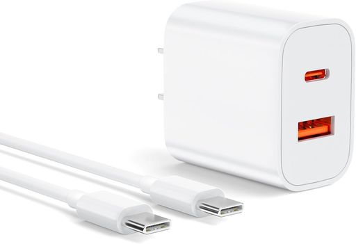 充電器-type-c(1個セット/2ポート)20Wusbタイプc充電器急速充電USB-C+USB-AiPhone/Android【PSE認証&USB-Cケーブル2m】超低温·純正·小型iPhone16/15/Pro/max/Pad