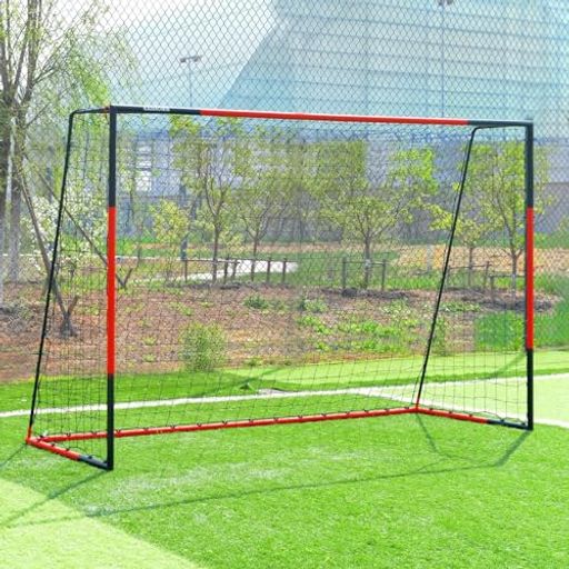 ◆製品仕様:サイズ:308 x 203 x 120 cm。本体パーツは折りたたみ式になって、スッキリと収納できます。注意:本品には収納バッグついていません。 ◆組み立て簡単:ネジや工具を使わず、フレームと付属品を並べて確認して、ジョイント式のパイプを説明書どおりの番号で繋げてフレーム完成、5分で出し入れが出来ます。 ◆耐久性&amp;耐衝撃:このポータブルサッカーゴールには、全天候型スチール製ポールと錆びにくいフレームです。また、メッシュの表面は丈夫なポリエステル、安定性が向上し、あらゆる年齢のサッカープレイヤーに理想的なゴールとなります。 ◆室内/屋外兼用:プレゼントとしてサッカーを大好き者に適合します。室内、室外問わずどこでもご利用いただけます。公園、キャンプ、庭、学校などで子どもとサッカーを練習することができます。 ◆多くの用途におすすめ:サッカー、フットサル、ミニサッカーなどの練習用ゴール。自主練、リフティング練習、シュート練習。トレーニング、部活動、サッカークラブ、少年団、備品。卒業・卒団記念品。男の子、女の子への誕生日、クリスマスプレゼントとして。