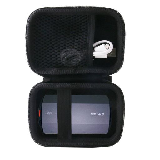 Rakuten - WERJIA収納ケース対応バッファロー外付けSSD1TB/2TB/4TB/500GBポータブルSSD(ケースのみ)