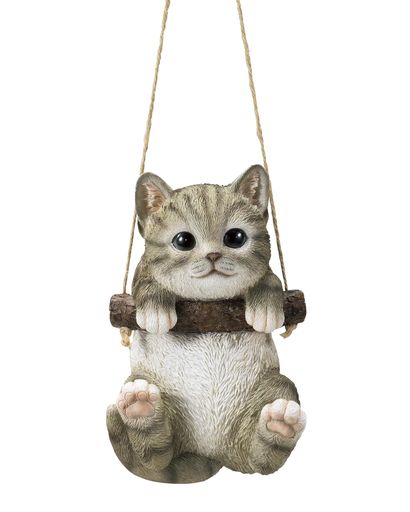 ぶらさがる動物たちのコミカルな姿に思わず笑みがこべれます。 ポリレジン製