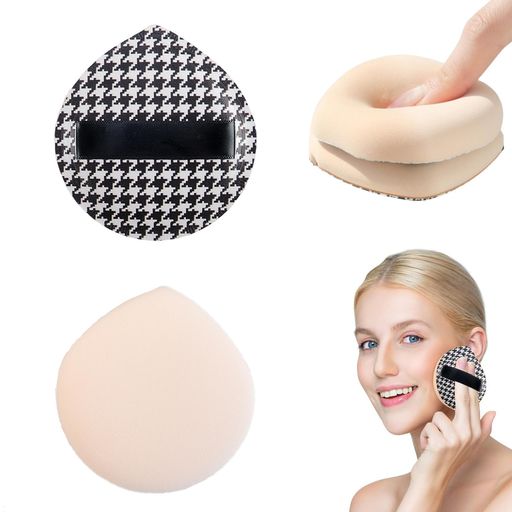 Puffs, Sponges - Coolloodaスポンジパフ【2枚】クッションファンデパフエアパフ柔らかい化粧パフエアパフメイク用パフ多機能乾湿両用スポンジパフメイクスポンジポータブルポケットパフパウダー用吸水…