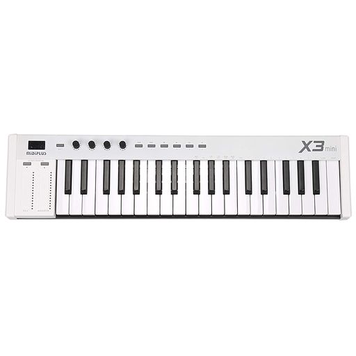 37鍵付き、ポータブルMIDIキーボード プラグアンドプレイ、ドライバ不要 USB電源供給可能で、外部電源は不要 タッチセンサーはPITCHとMODULATIONを制御