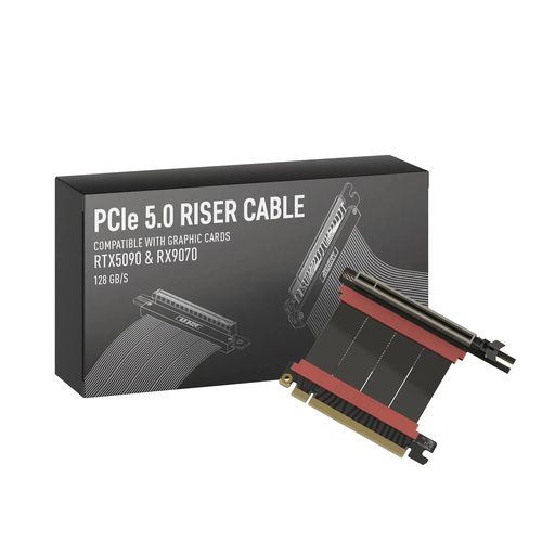 LINKUP - AVA5アーマーPCIE 5.0 ライザーケーブル | RTX5090 RX9070 GPUに対応 | x...