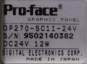 Rakuten - 【新品★送料無料】Pro-Face タッチパネル GP270-SC11-24V【【6ヶ月保証】