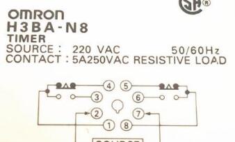 Rakuten - 【新品★送料無料】 OMRON オムロン H3BA-N8 220VAC 用ソリッドステート・タイマ 【6ヶ月保証】