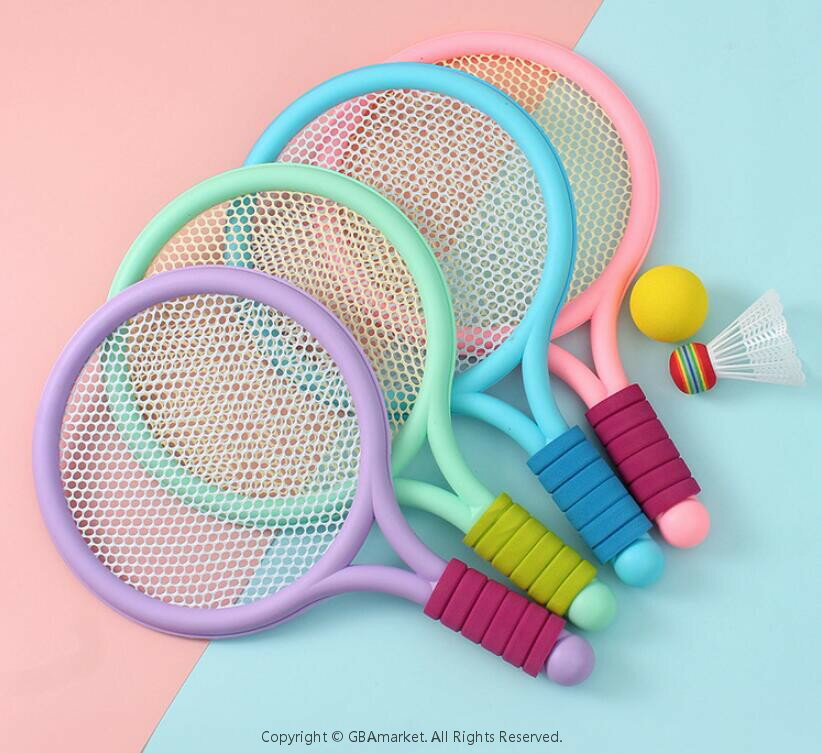 バドミントン テニス ラケット 2点セット 子供のバドミントンのおもちゃ 子供のテニスラケット、幼稚園..