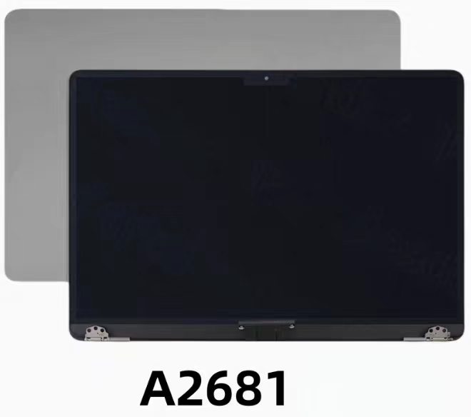 【新品】MacBook AIR M2 2022 A2681 交換用フル液晶ディスプレイアセンブリ スペースグレー 画面一体型上部パネル 13.6インチ 2560×1664 レティナディスプレイ