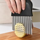【送料無料】 波型包丁 ポテトカッター 波型包丁 野菜 波型カッター ナイフ フライドポテトに 包丁 ポテトスライサー 調理器具 包丁 飾り切り フランス風 c-chufang-7562-gg