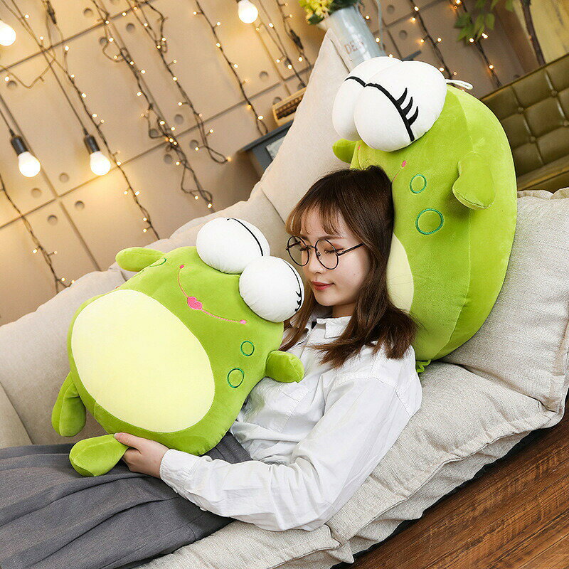 Frog - 送料無料 30cm ぬいぐるみ かえる 蛙 カエル Frog 抱き枕 彼女に ふわふわで癒される 柔らか 心地いい クリスマスプレゼント クッション インテリア 動物 可愛い かわいい ギフト c-wanou-9943-gg