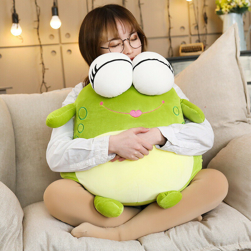 送料無料 50cm ぬいぐるみ かえる 蛙 カエル Frog 抱き枕 彼女に ふわふわで癒される 柔らか 心地いい クリスマスプレゼント クッション インテリア 動物 可愛い かわいい ギフト c-wanou-9942-gg