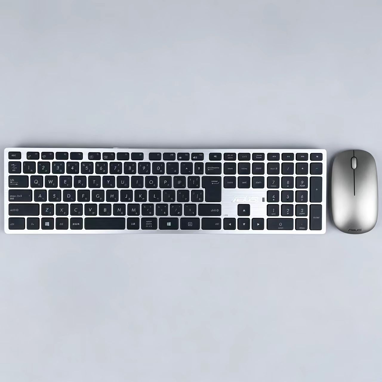 【新品 ★送料無料】ASUS K49 アルミ製 ワイヤレスキーボード＆マウスセット 日本語JIS配列